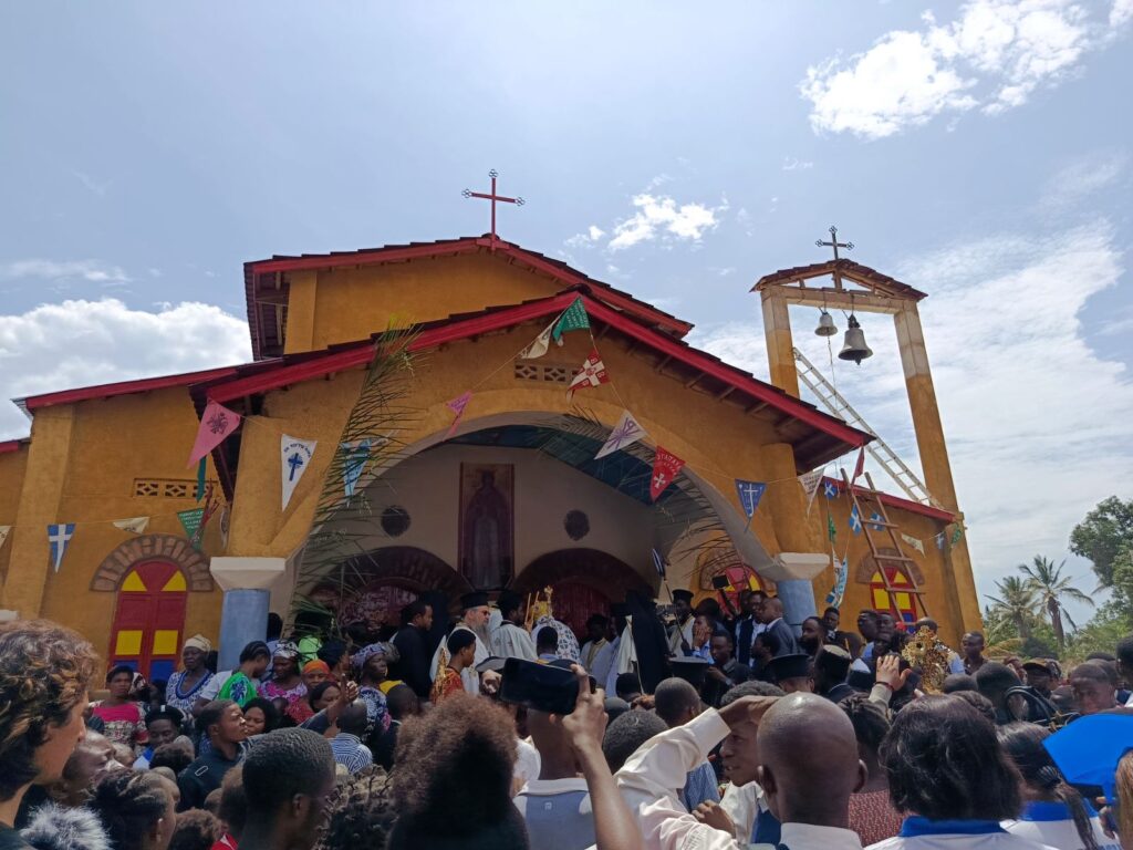 Εγκαίνια Ι. Ν. Αγίας Βαρβάρας Ματάμπα - Κονγκό